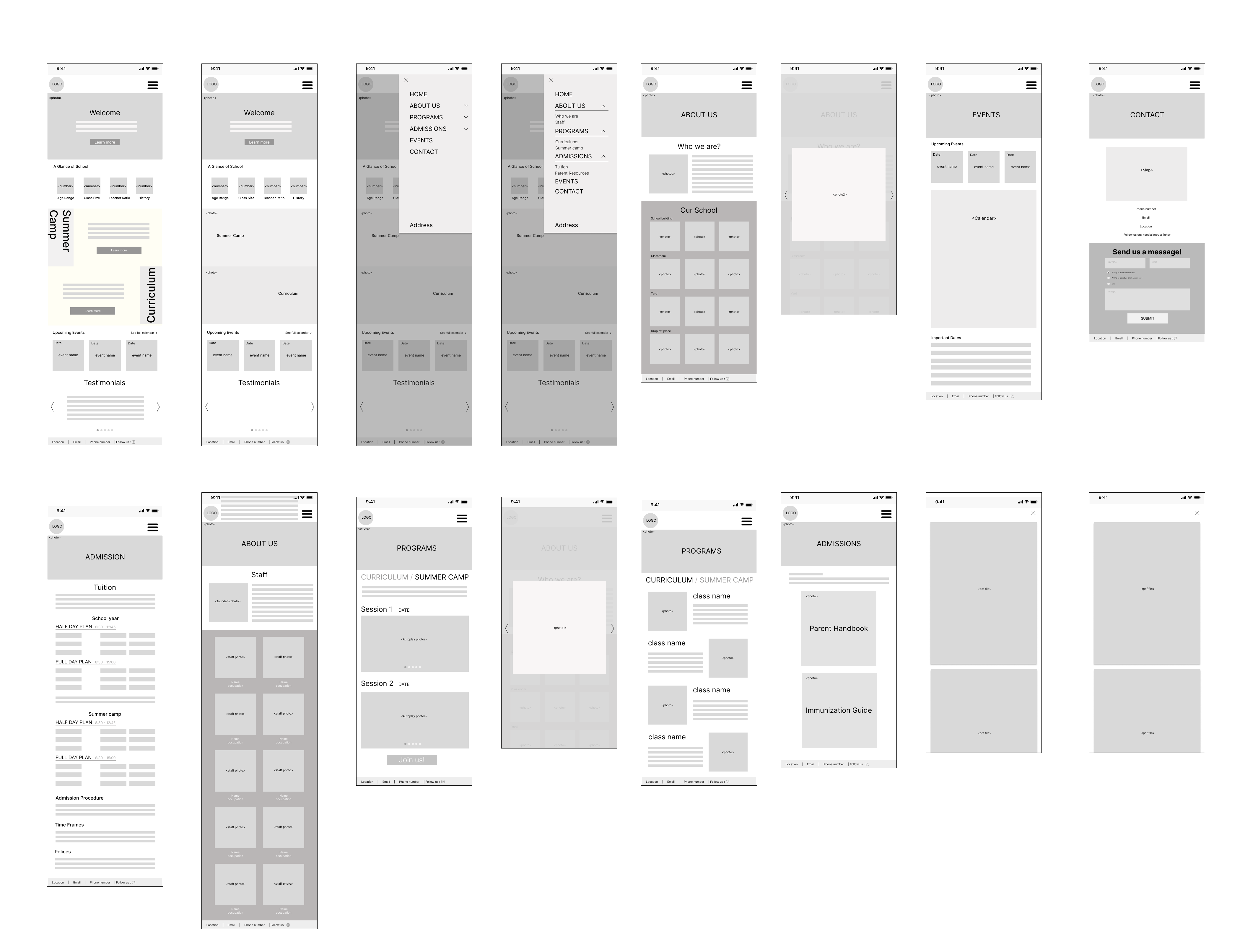 Wireframes-ljvms